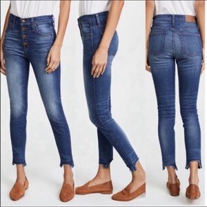 Madewell Jeans | 10” High Rise Skinny | 25 Tall
